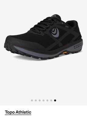 Topo Men's 12 Terraventure 4 Waterproof Trail Running Shoe Black Charcoal Hike
